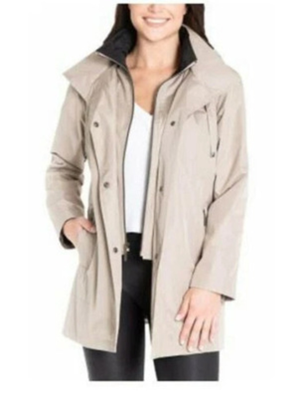 Linea Donatella Womens Trench Jacket Size M